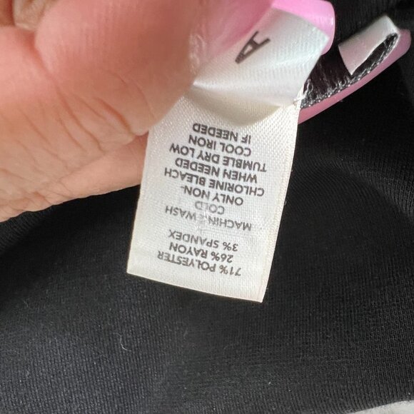 𝅺LOFT Midi Dress Black Flare Sleeve 6 - Picture 9 of 9